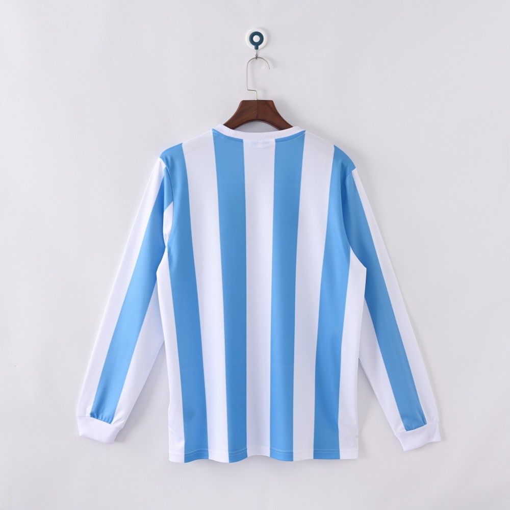 1978 World Cup Argentina Home Retro Jersey Long Sleeve