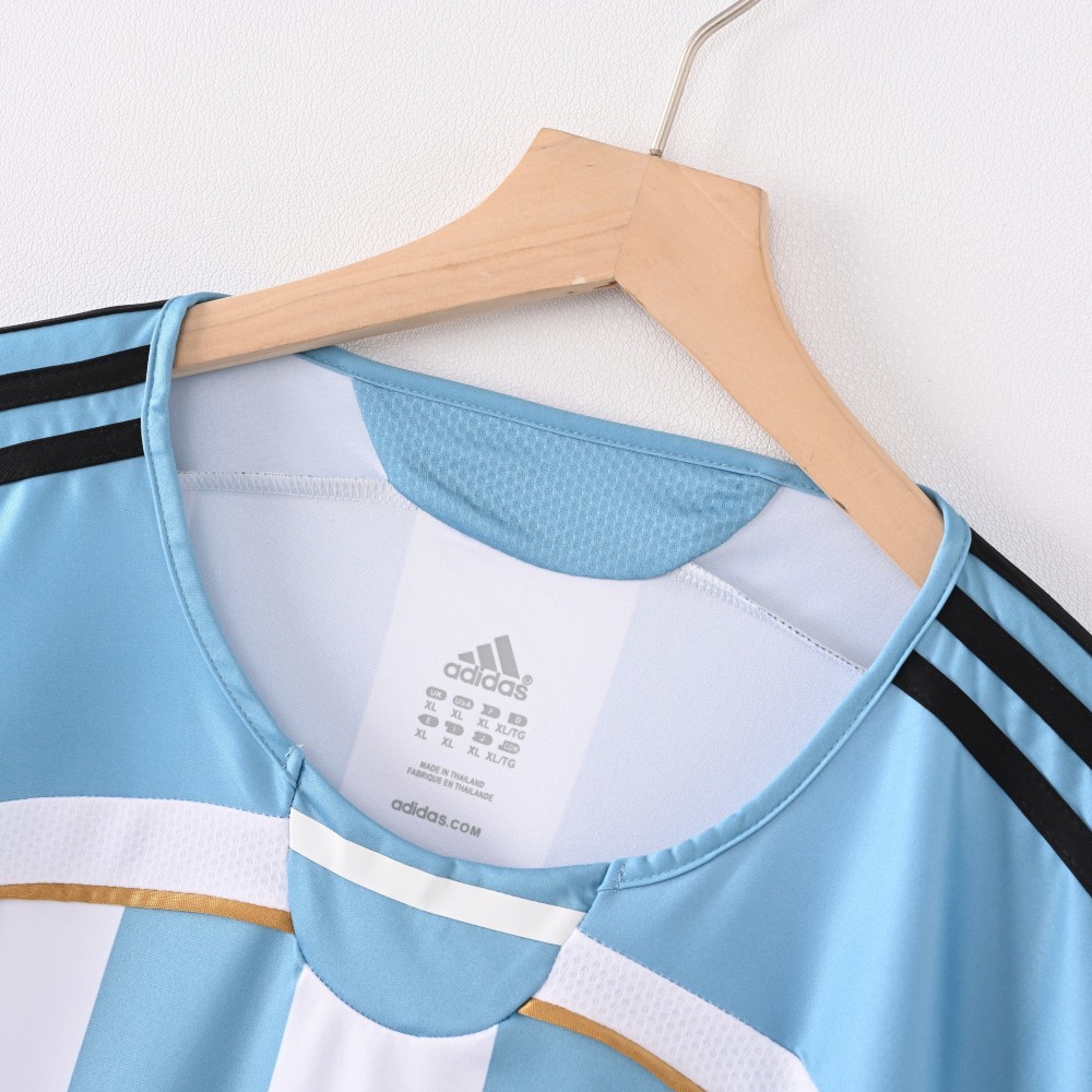 2006 World Cup Argentina Home Retro Jersey