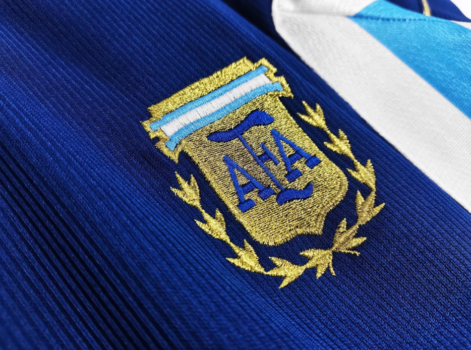 1998 World Cup Argentina Retro Jersey Away