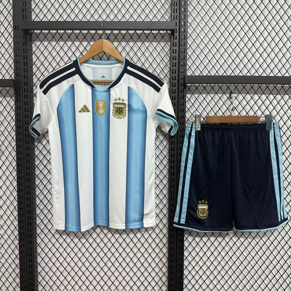 2026 World Cup Argentina Home Kids Jersey