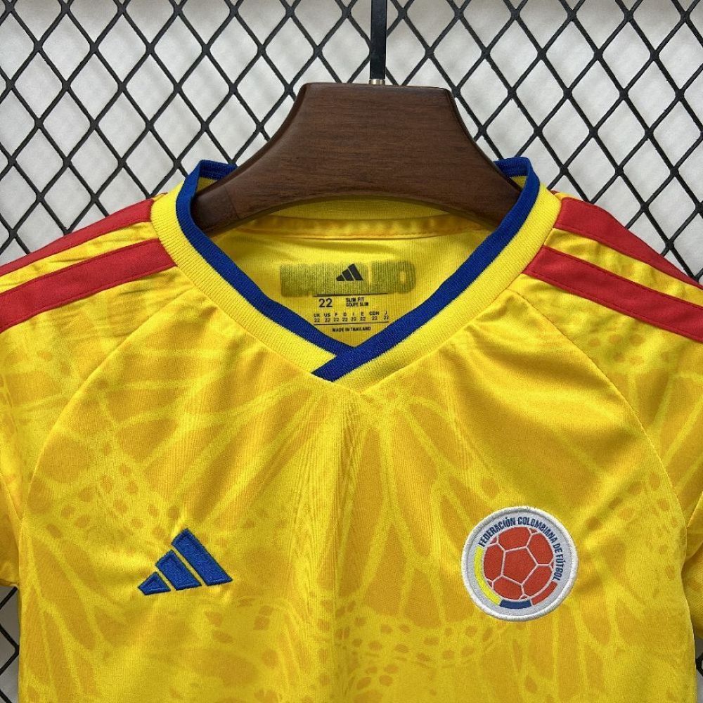 2026 World Cup Colombia Home Kids Jersey