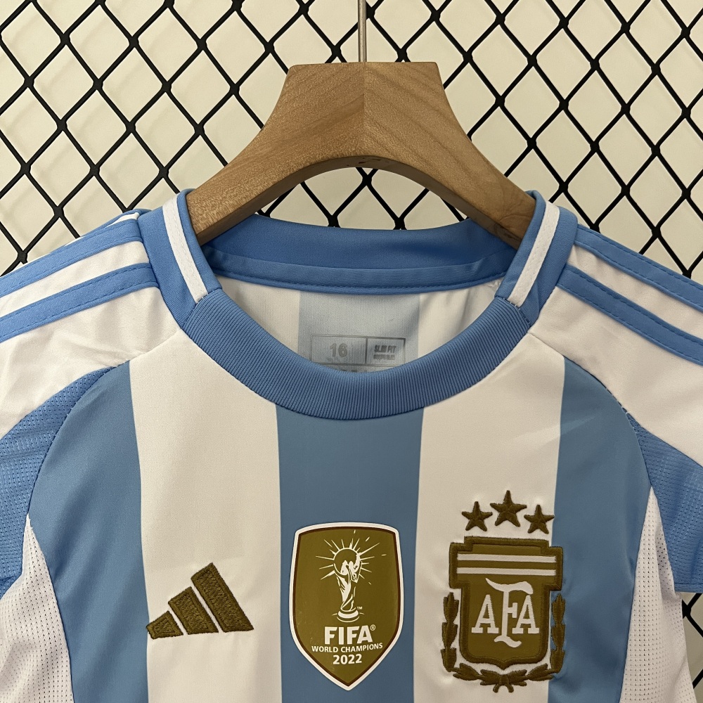 2024 Copa America Argentina Home Kids Jersey