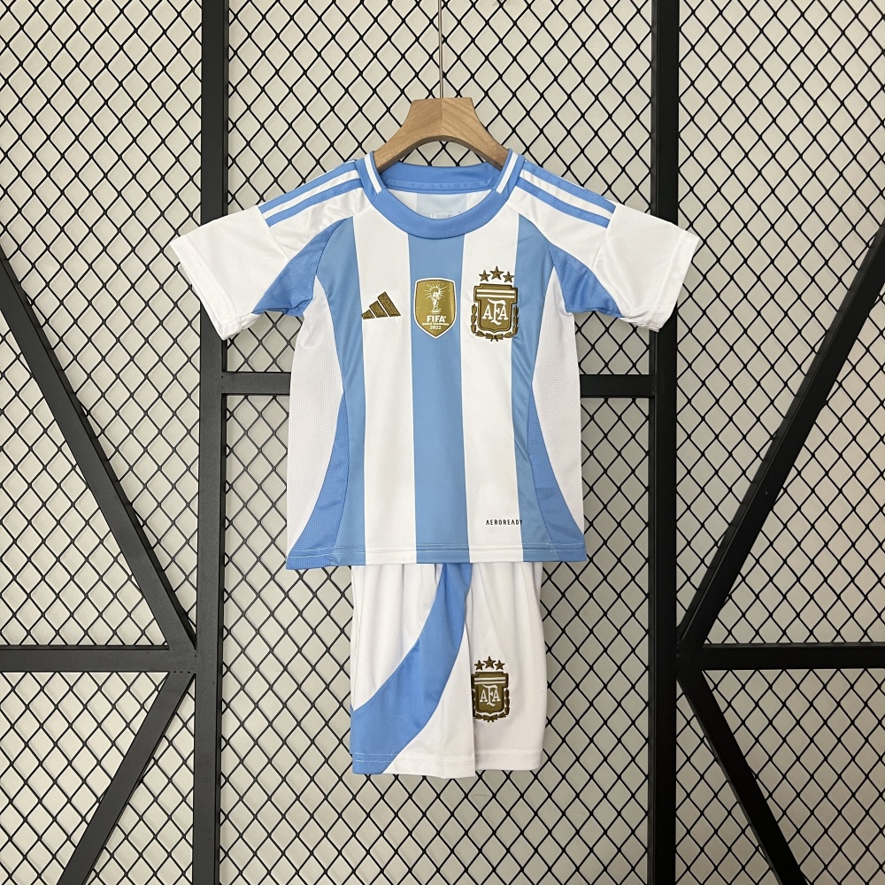 2024 Copa America Argentina Home Kids Jersey