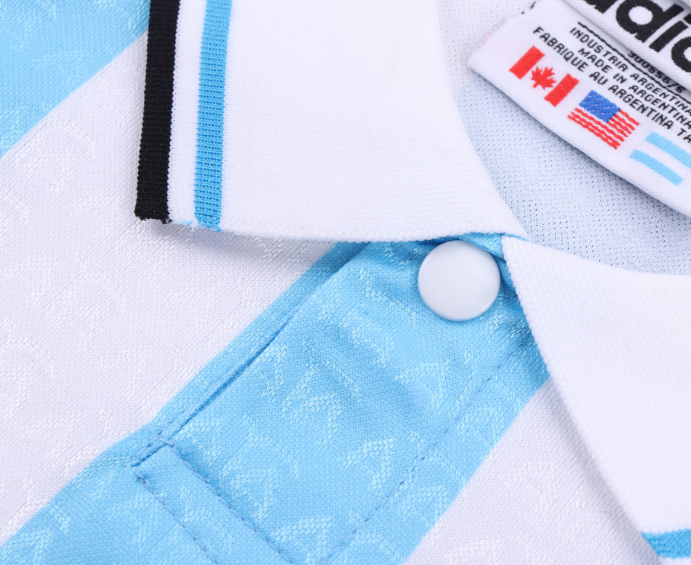 1996 Argentina Home Retro Kids Jersey