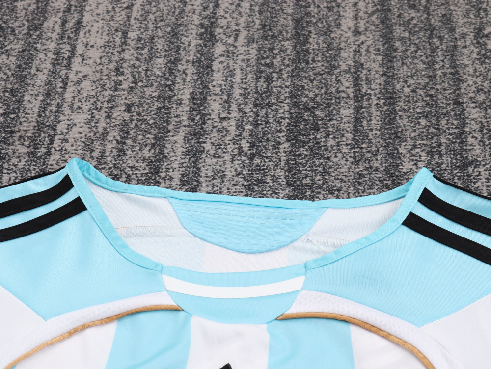 2006 World Cup Argentina Home Retro Kids Jersey