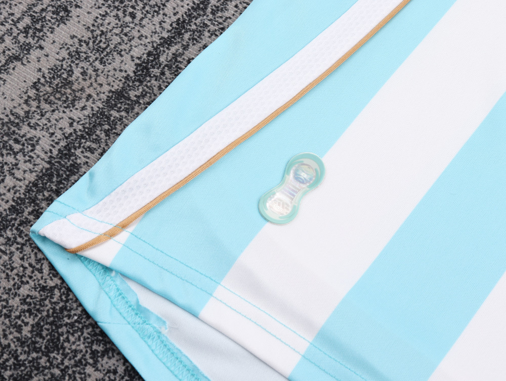 2006 World Cup Argentina Home Retro Kids Jersey