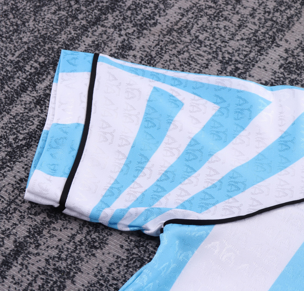 1996 Argentina Home Retro Kids Jersey