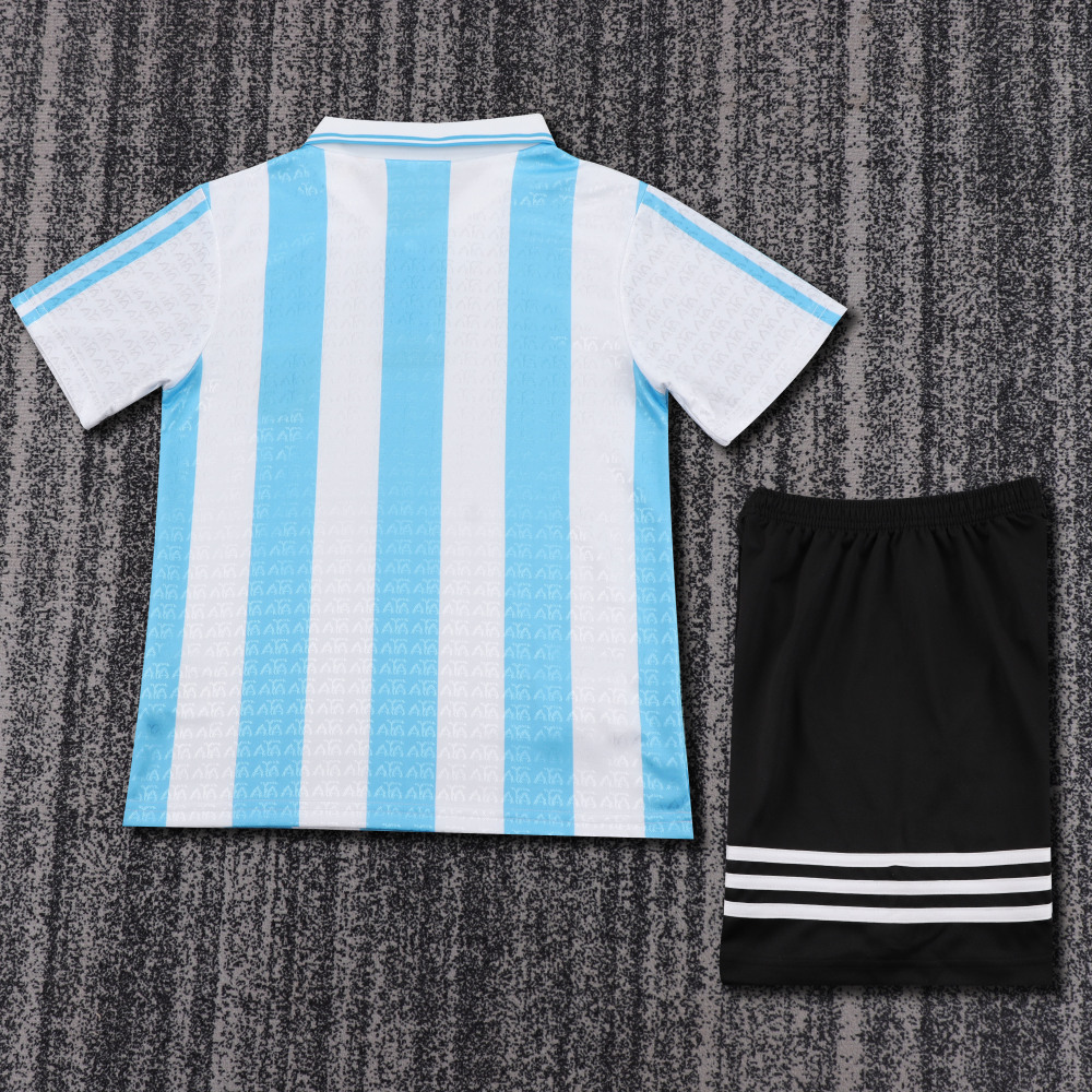 1994 World Cup Argentina Home Retro Kids Jersey
