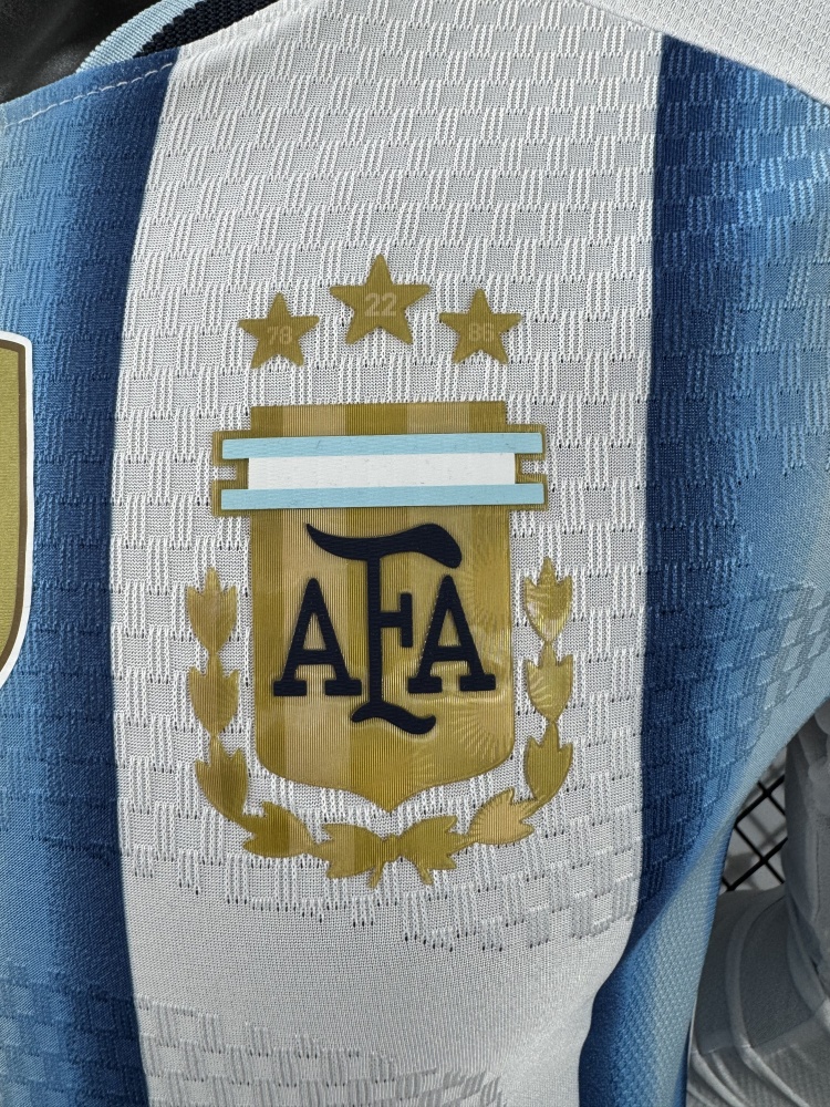 2026 World Cup Argentina Home Jersey Player Version Long Sleeve