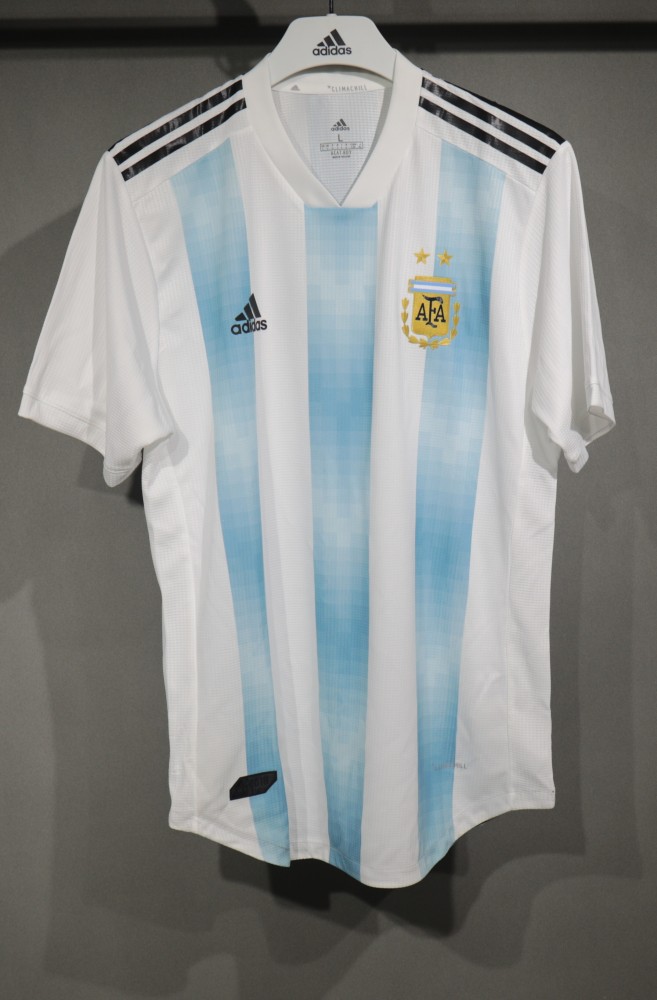 2018 World Cup Argentina Home Retro Jersey Player Version