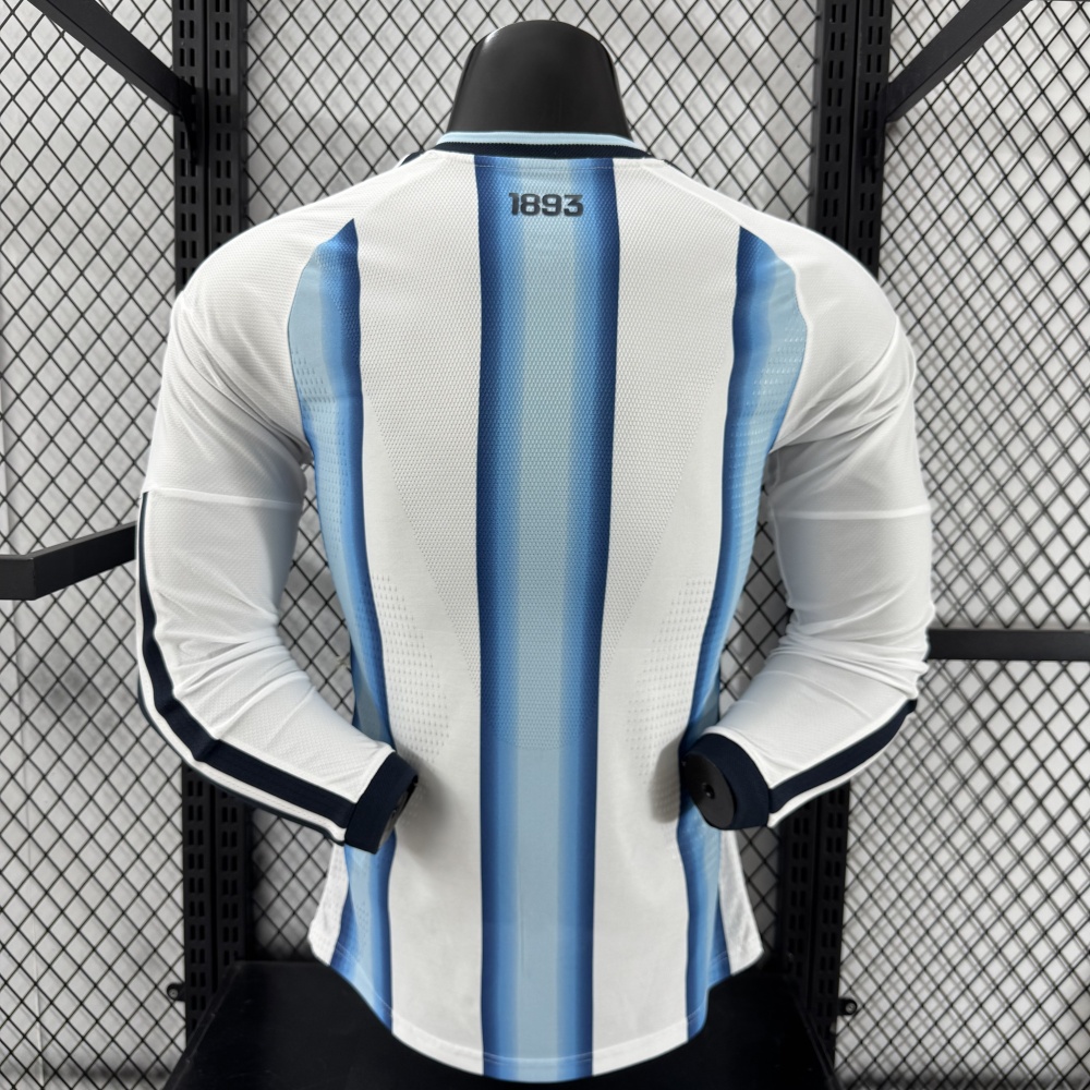 2026 World Cup Argentina Home Jersey Player Version Long Sleeve