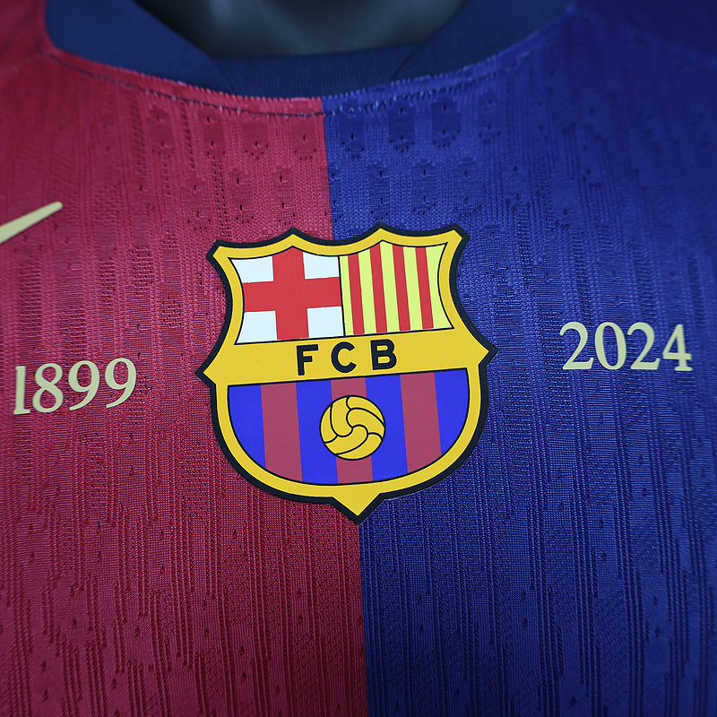 2024/25 Barcelona Home 1899-2024 Player Special Edition Jersey