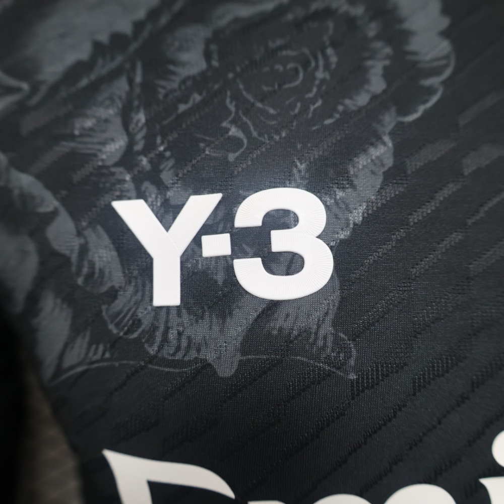 2023/24 Real Madrid Y-3 Fourth Jersey Black Player Version