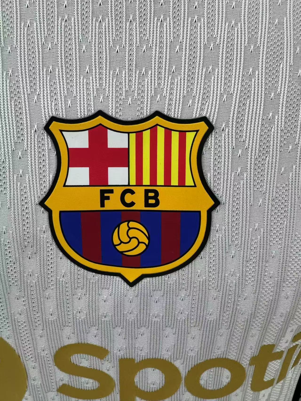 2025/26 Barcelona Special Edition Player White Jersey