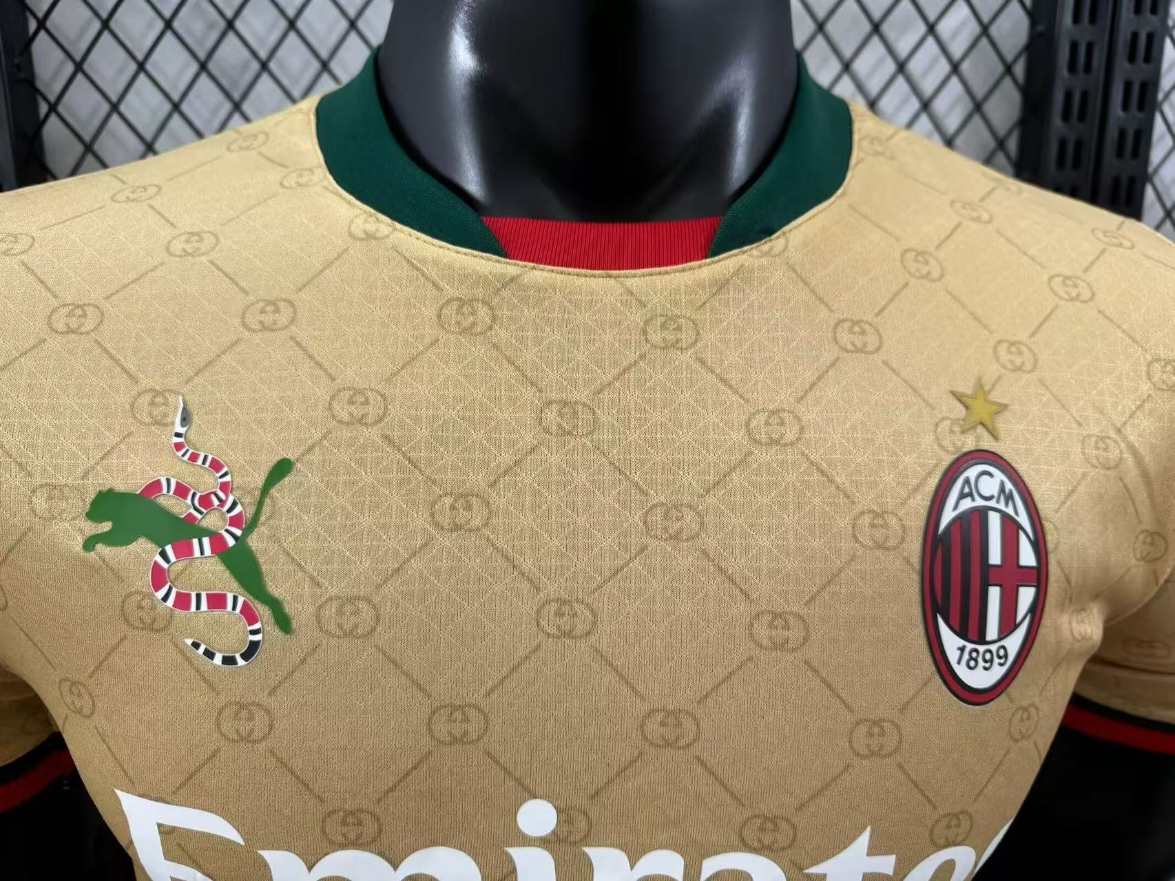 2024/25 AC Milan Gucci co-branded Player version Edition Jersey