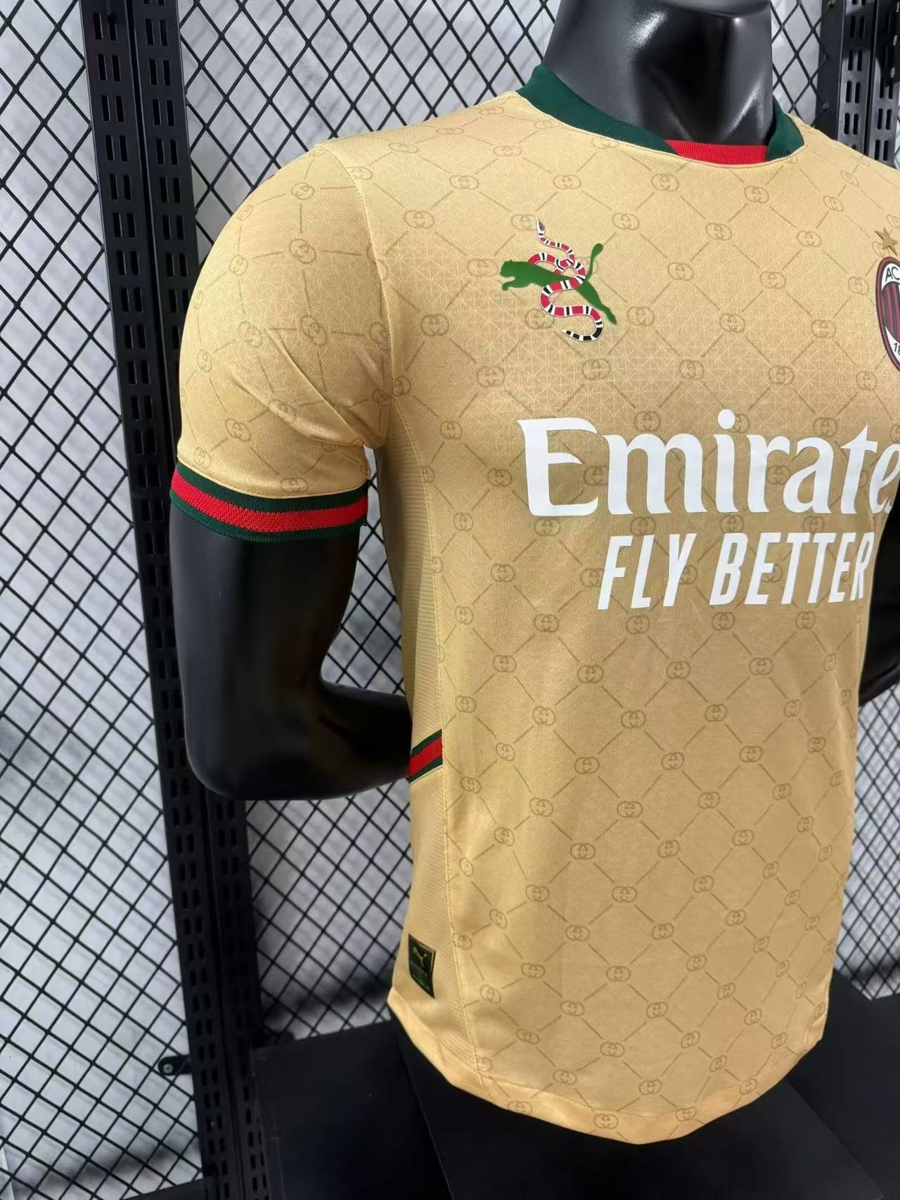 2024/25 AC Milan Gucci co-branded Player version Edition Jersey