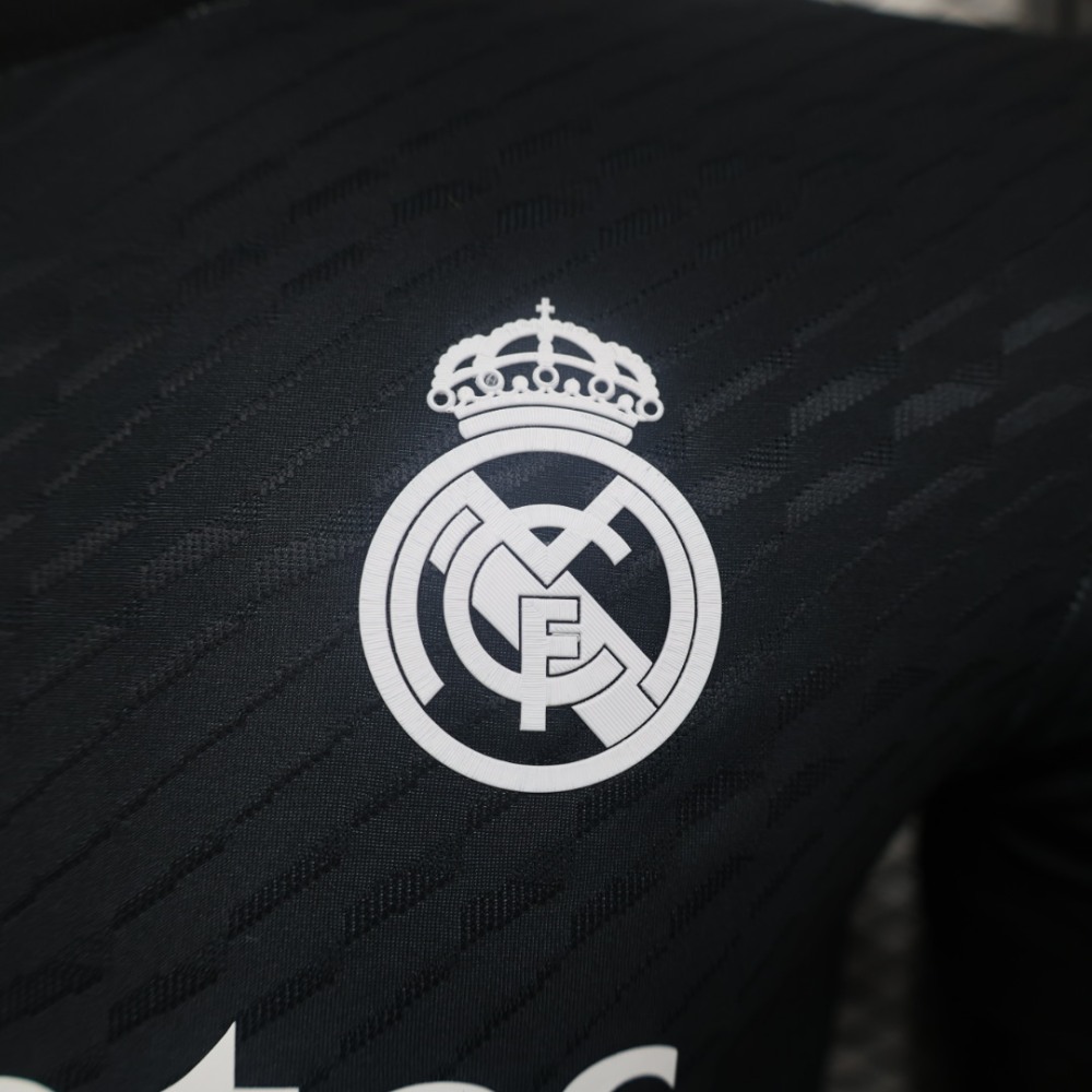 2023/24 Real Madrid Y-3 Fourth Jersey Black Player Version