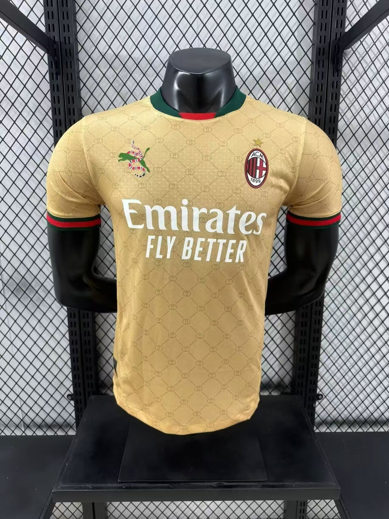 2024/25 AC Milan Gucci co-branded Player version Edition Jersey