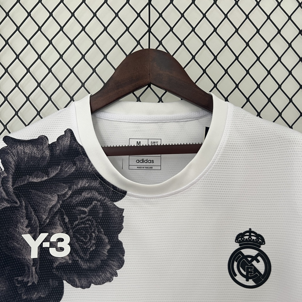 2023/24 Real Madrid Y-3 Fourth Jersey white Kit