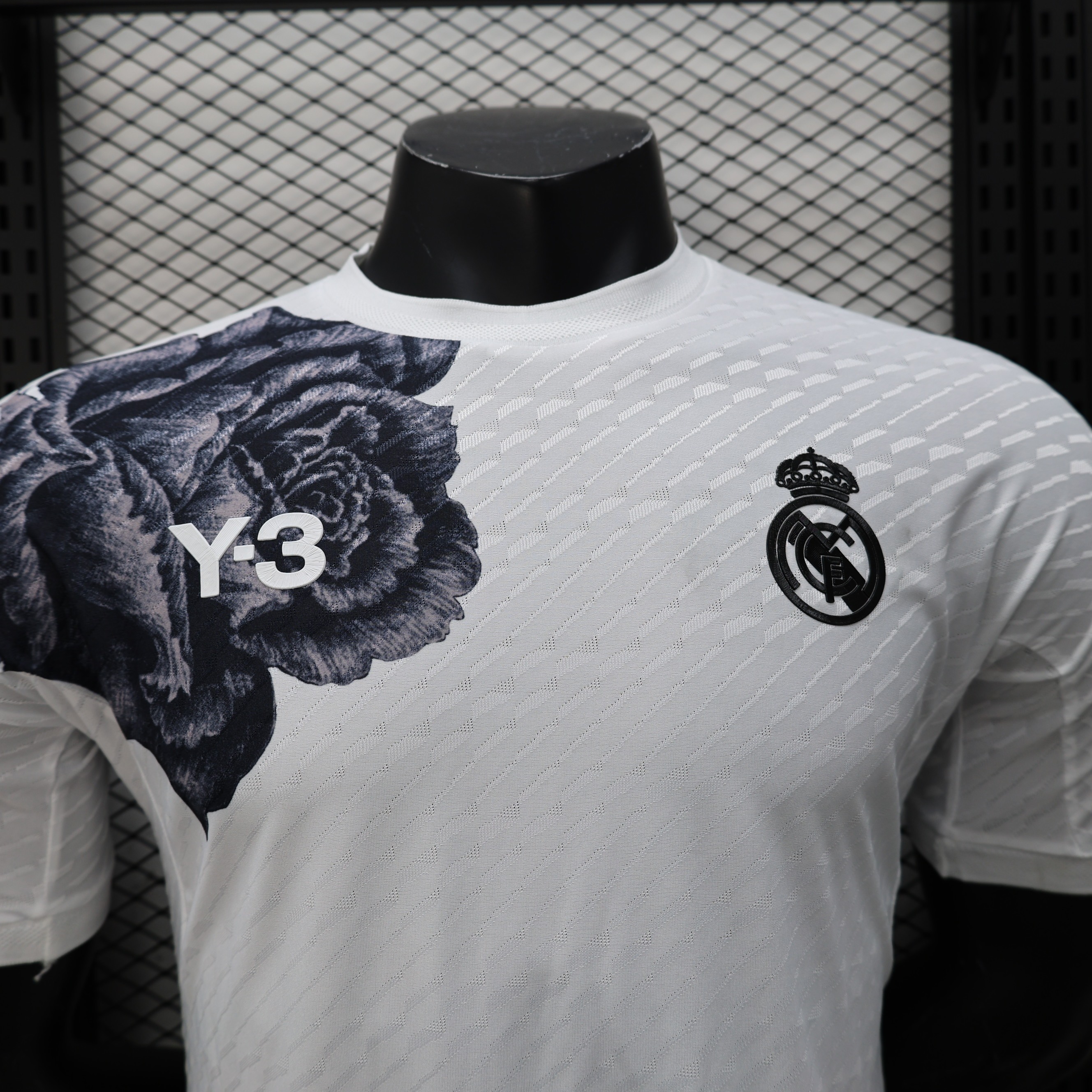 2023/24 Real Madrid Y-3 Fourth Player Version Jersey white Kit