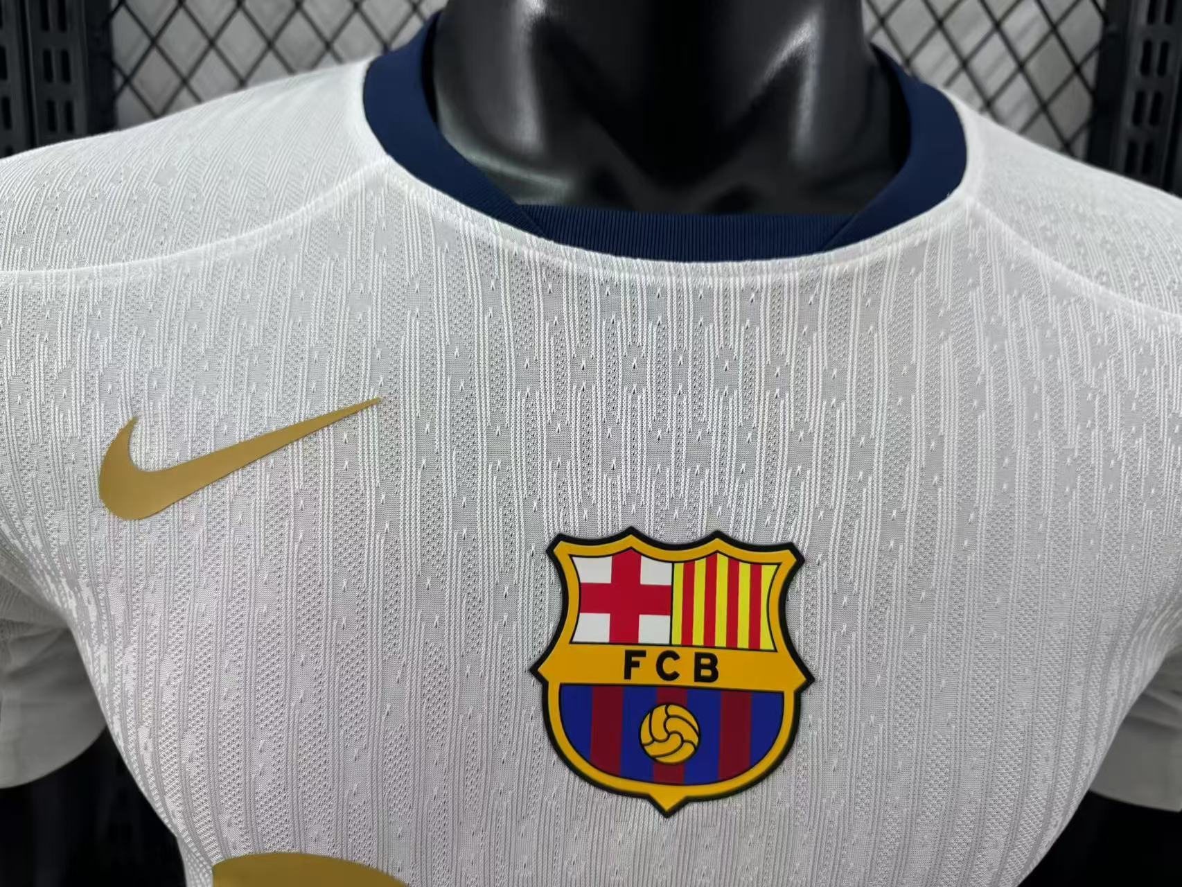 2025/26 Barcelona Special Edition Player White Jersey