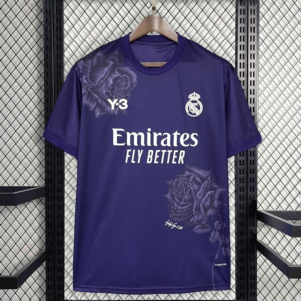 2023/24 Real Madrid Y-3 Fourth Jersey Purple Kit