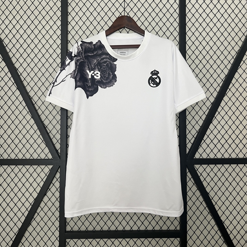 2023/24 Real Madrid Y-3 Fourth Jersey white Kit
