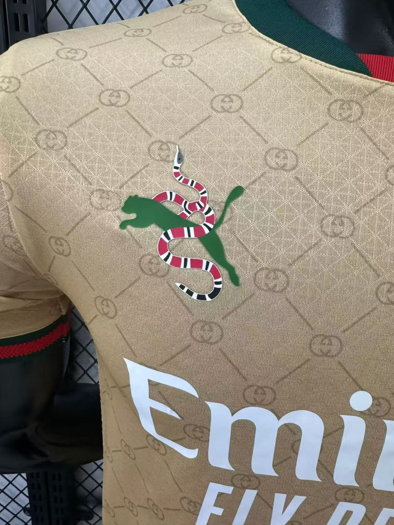2024/25 AC Milan Gucci co-branded Player version Edition Jersey