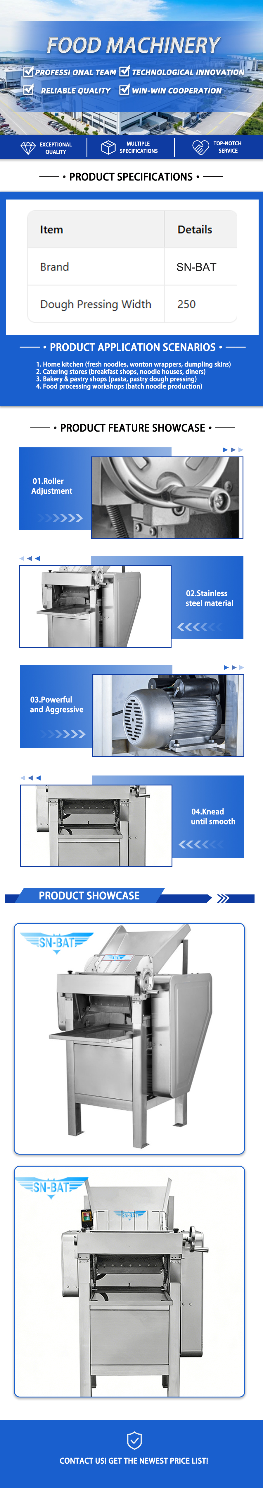 Dough Sheeter / Noodle Press