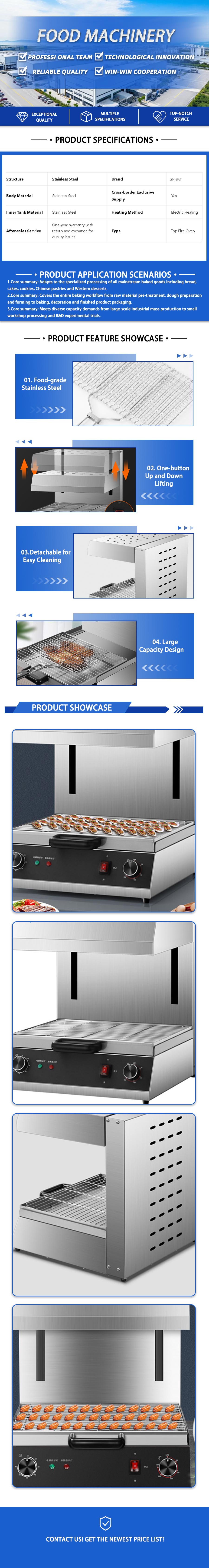 Electric Food Baking Oven