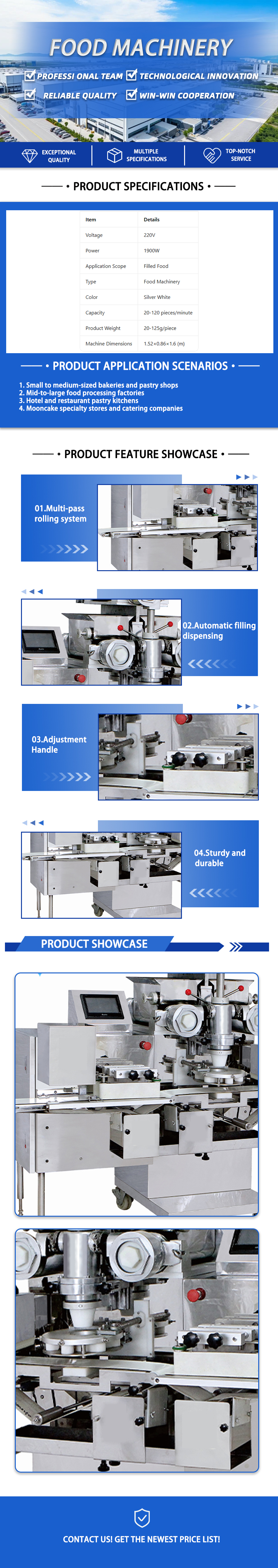 Moon Cake Molding Machine