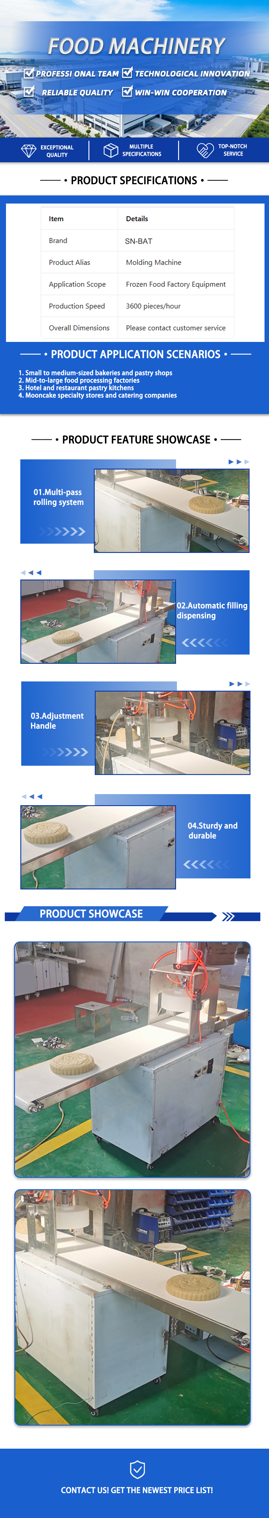 Moon Cake Molding Machine