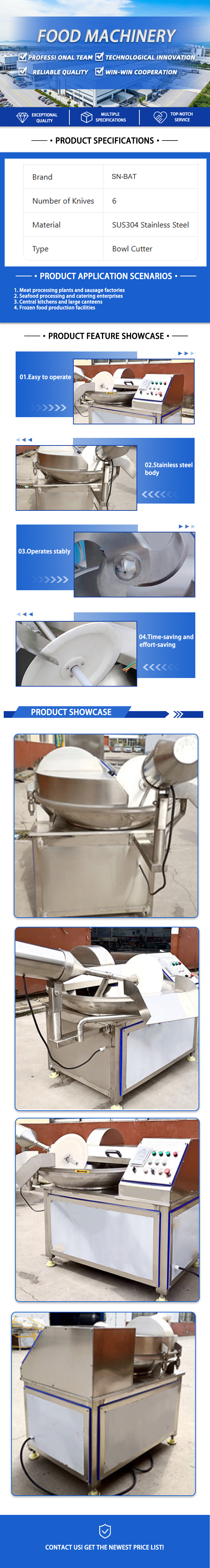 Bowl Cutter / Meat Chopper
