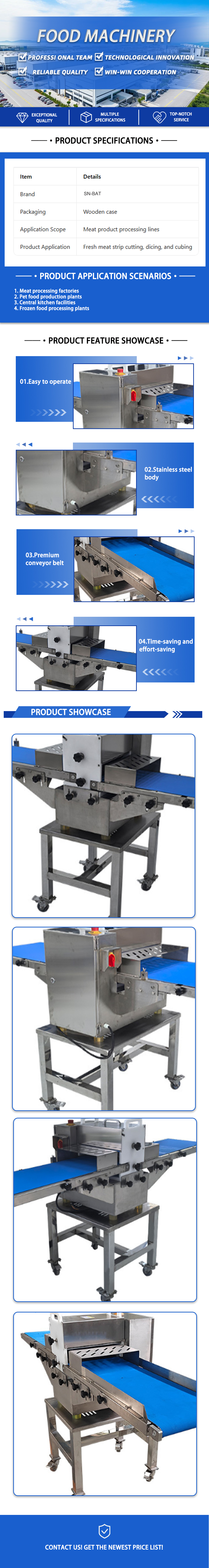 Frozen Meat Dicing Machine