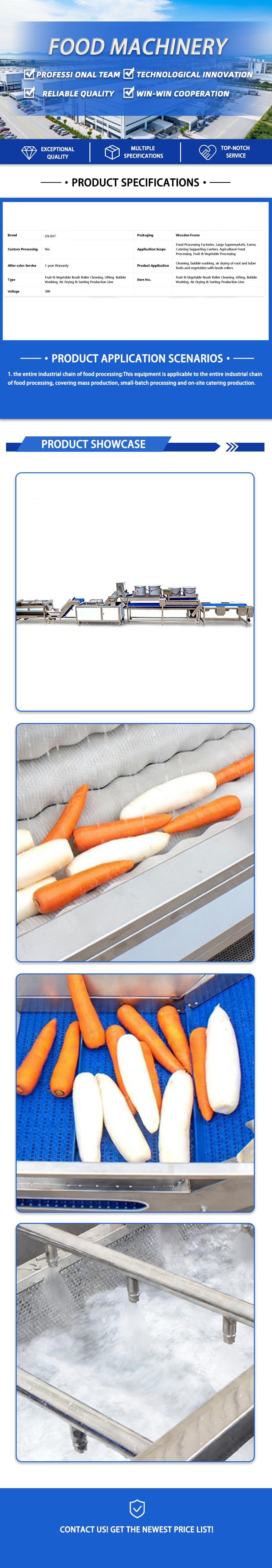 Washing & Peeling Machine