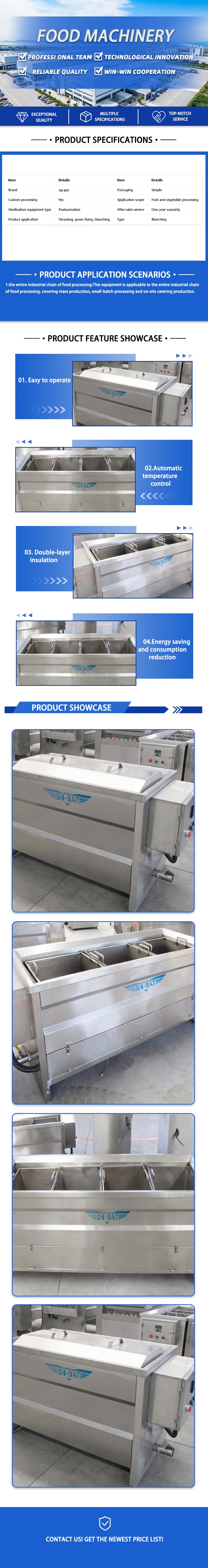 Blanching Machine