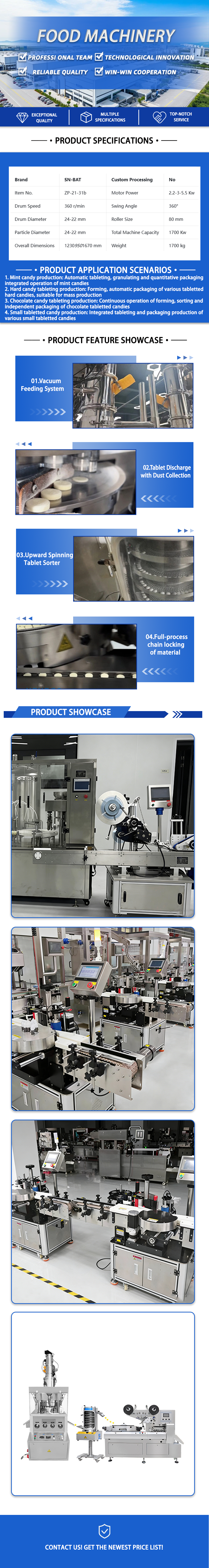 Biscuit, Pastry & Candy Forming Equipment