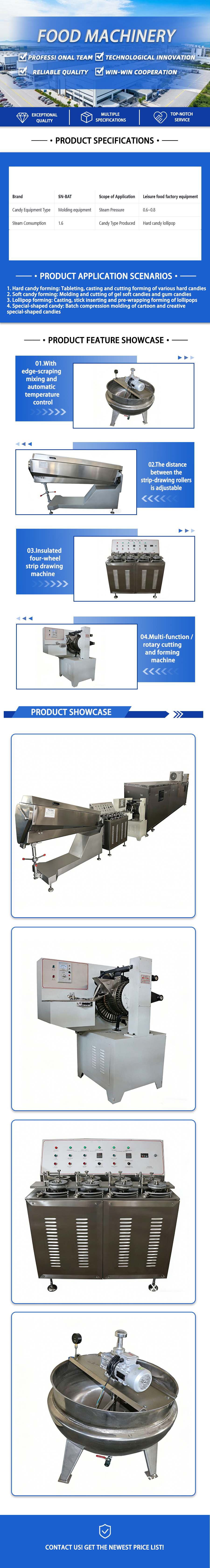 Biscuit, Pastry & Candy Forming Equipment