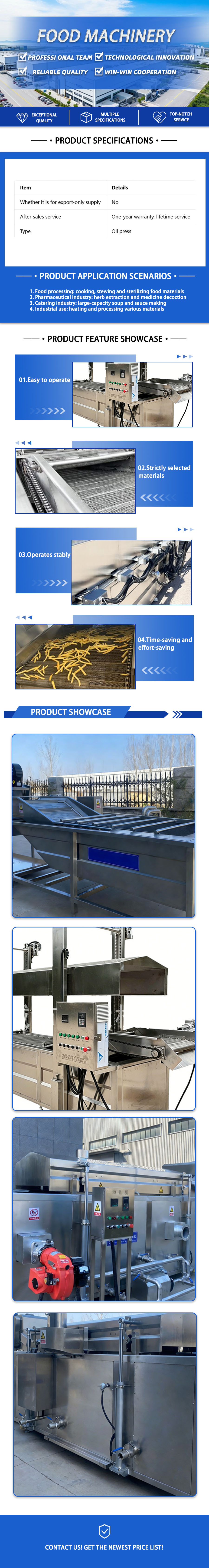 Multifunctional / Continuous Fryer