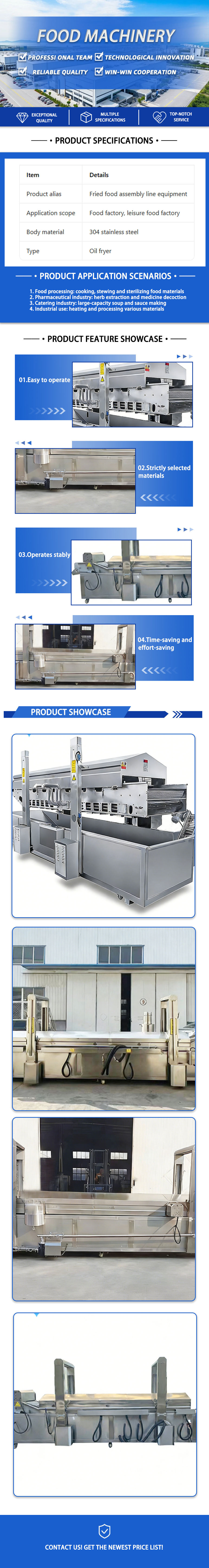 Multifunctional / Continuous Fryer