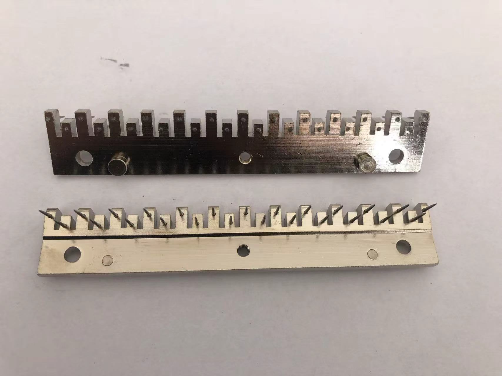 Monforts Stenter Machine Pin Plate| Pin Bar Copper Nickel Plated Carbon Steel Needle