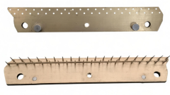 High-Precision Brass Monforts Stenter Spare Parts Pin Plate Durable Textile Finishing Spare Parts