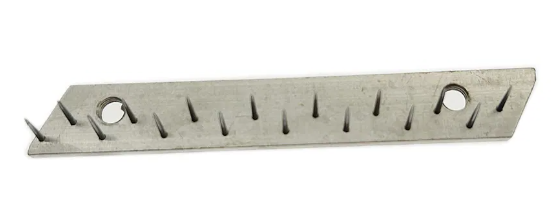 High-Temperature Resistant Stenter Pin Plate | Tenter Frame Needle Plate with Stainless Steel Pins | Heat Setting Machine Spare Parts | Industrial Fabric Stenter Pinbar