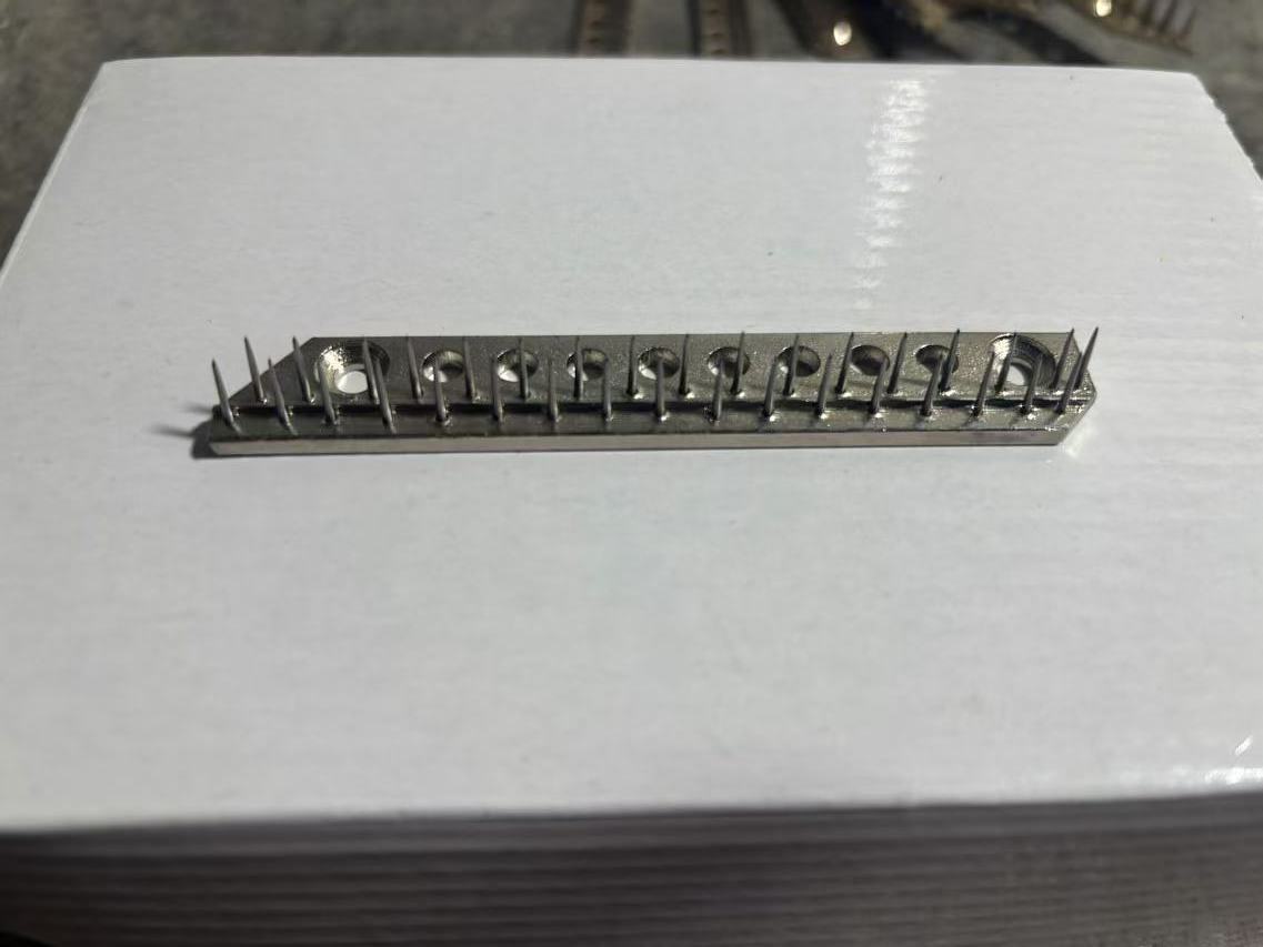 Stenter Machine Pin Plate, Double Row Needle Plate for Stenter, High-Temp Resistant Textile Finishing Equipment Spare Parts