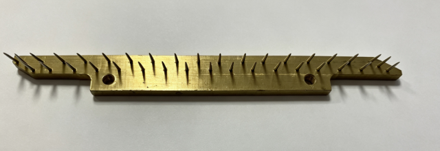 Durable Brass Pin Plate| Pin Bar for Bruckner Stenter Machine