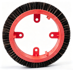 KRANTZ Stenter Machine Brush Wheel, Nylon / Horse Hair Brush for Textile Stenter Parts