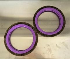 Bruckner Stenter Brush Wheel – Horse Hair, Pig Bristle & Nylon Options