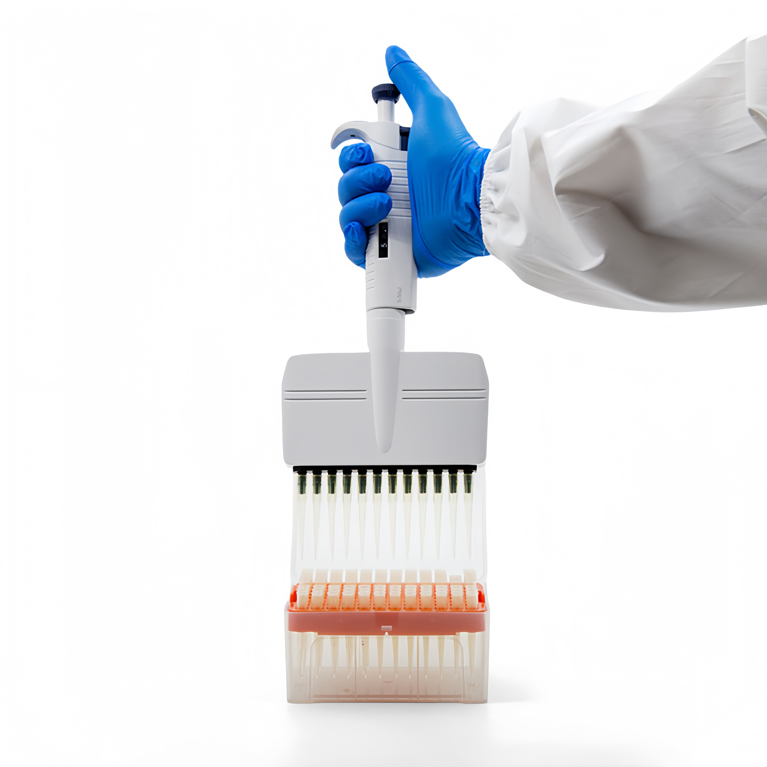 Labcarta 12 channel adjustable sterile pipette