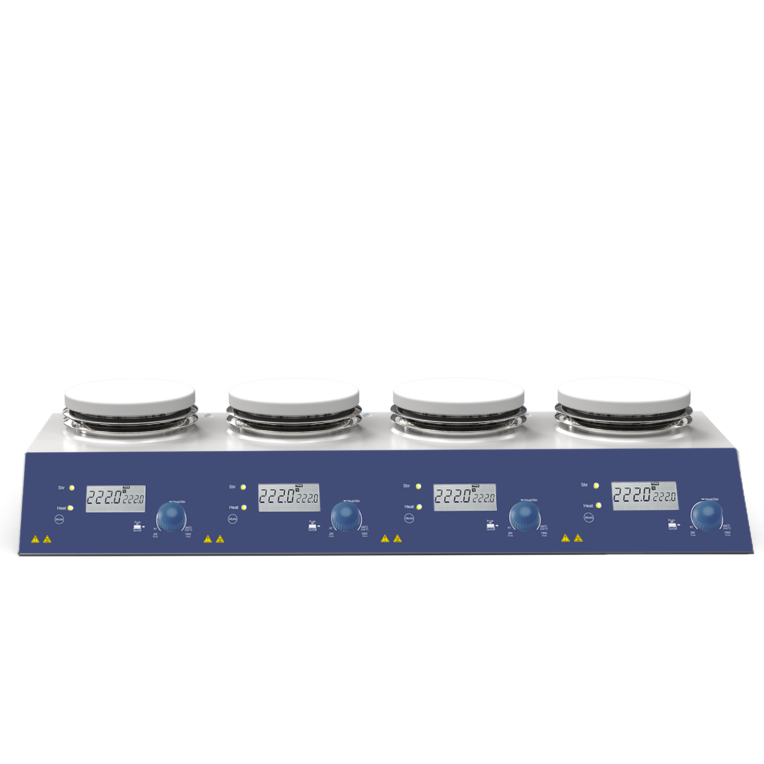 Labcarta Hotplate Magnetic Stirrer LCD Digital 4 Channel 
