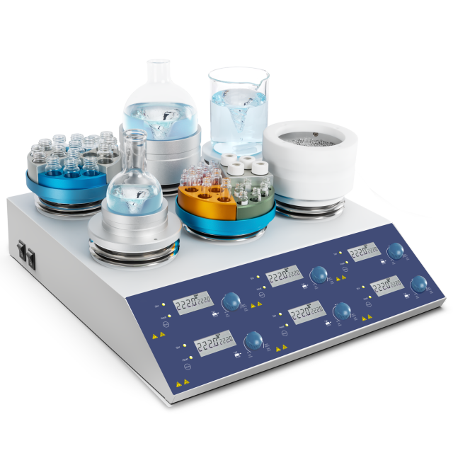 Multi-channel LCD digital heating magnetic stirrerIlabcarta Technology Co., Ltd.